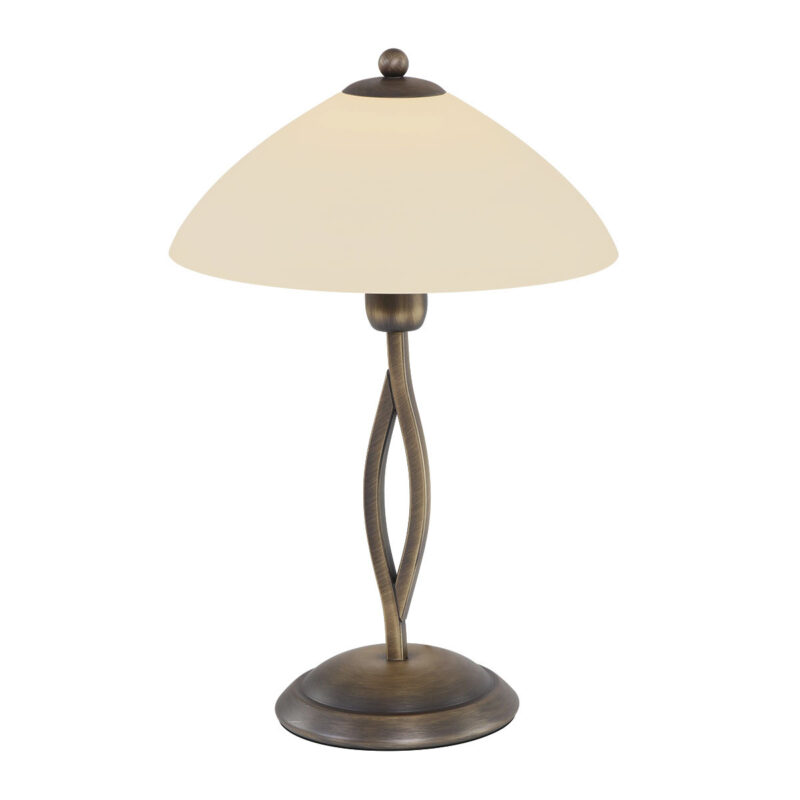 Tafellamp Capri 6842BR Brons met een E27 fitting - Afbeelding 2