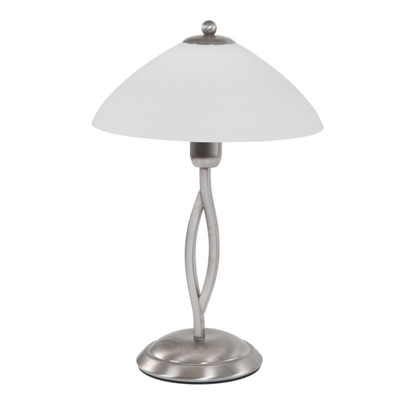Tafellamp Capri 6842ST Staal met een E27 fitting - Afbeelding 2