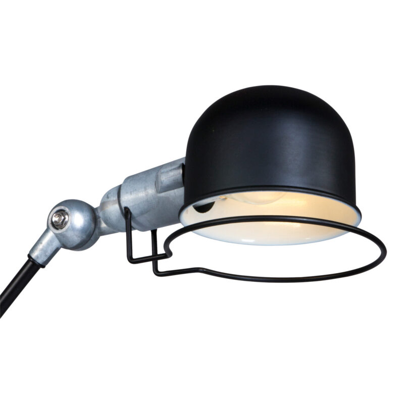 Tafellamp Davin 7655ZW Zwart met kleine fitting E14 - Afbeelding 11
