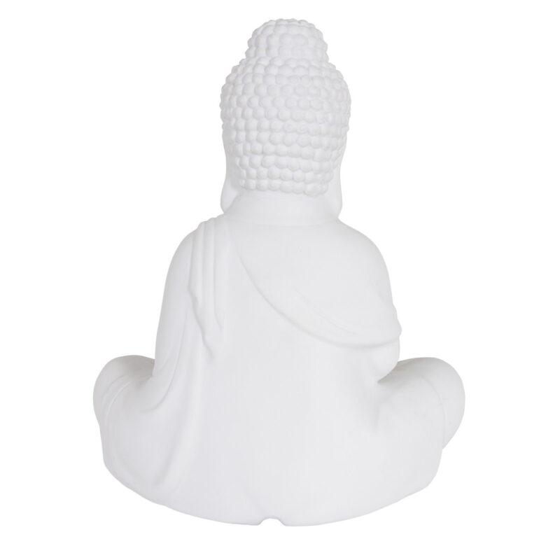 Tafellamp Jazz 3107W een witte Boeddha met E14 fitting - Afbeelding 10