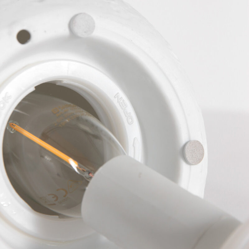 Tafellamp Jazz 3108W Witte astronaut met goudkleurig vizier - Afbeelding 9