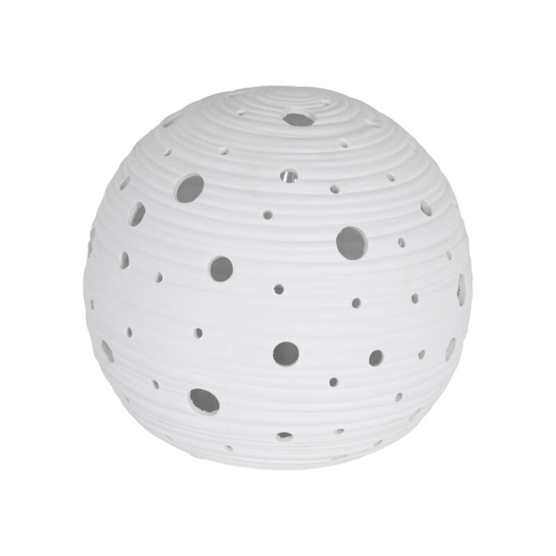 Tafellamp Jazz 3110W Witte maan met lichtgevende gaatjes - Afbeelding 2