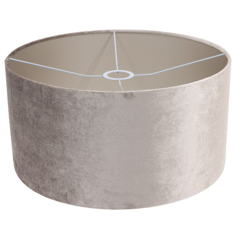 Tafellamp Lyons 3469ZW Zwart met grijs velours kap - Afbeelding 6