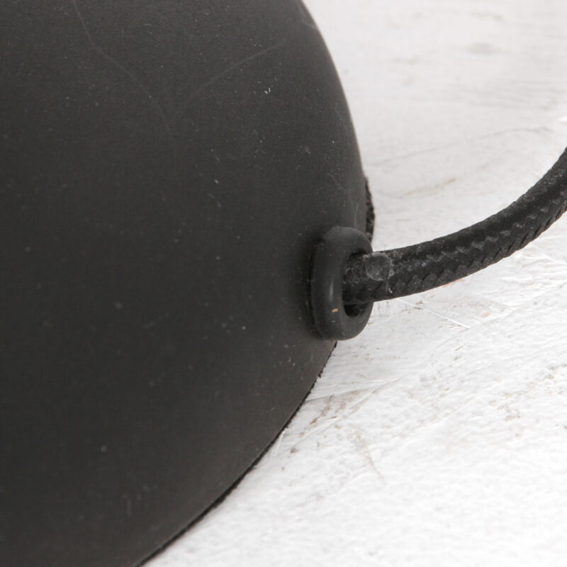 Lampe de table Lyons 3486ZW noire avec abat-jour en lin gris et interrupteur à cordon - Image 13