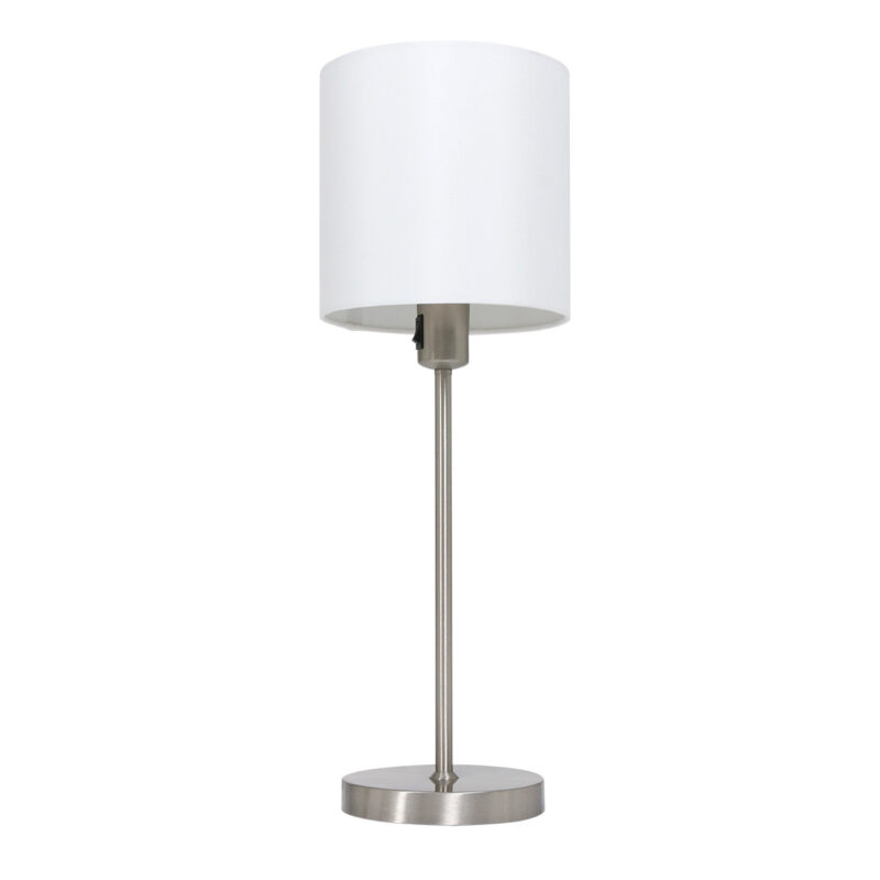 Tafellamp Noor 1563ST Staal met E27 fitting - Afbeelding 2