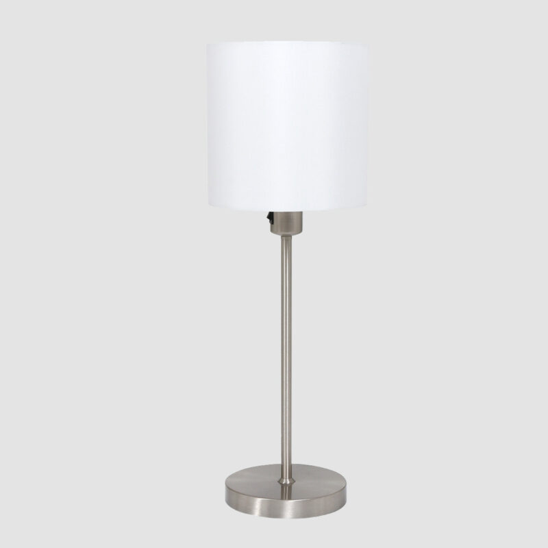Tafellamp Noor 1563ST Staal met E27 fitting - Afbeelding 16