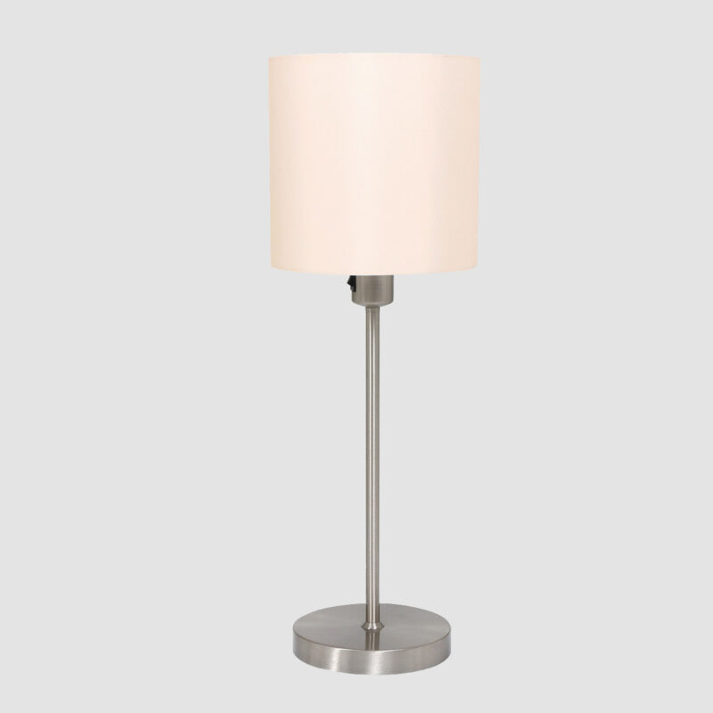 Tafellamp Noor 1563ST Staal met E27 fitting - Afbeelding 17