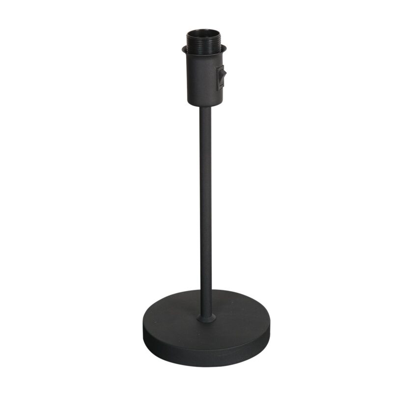 Tafellamp Noor 1563ZW Zwart met goud en een E27 fitting - Afbeelding 8