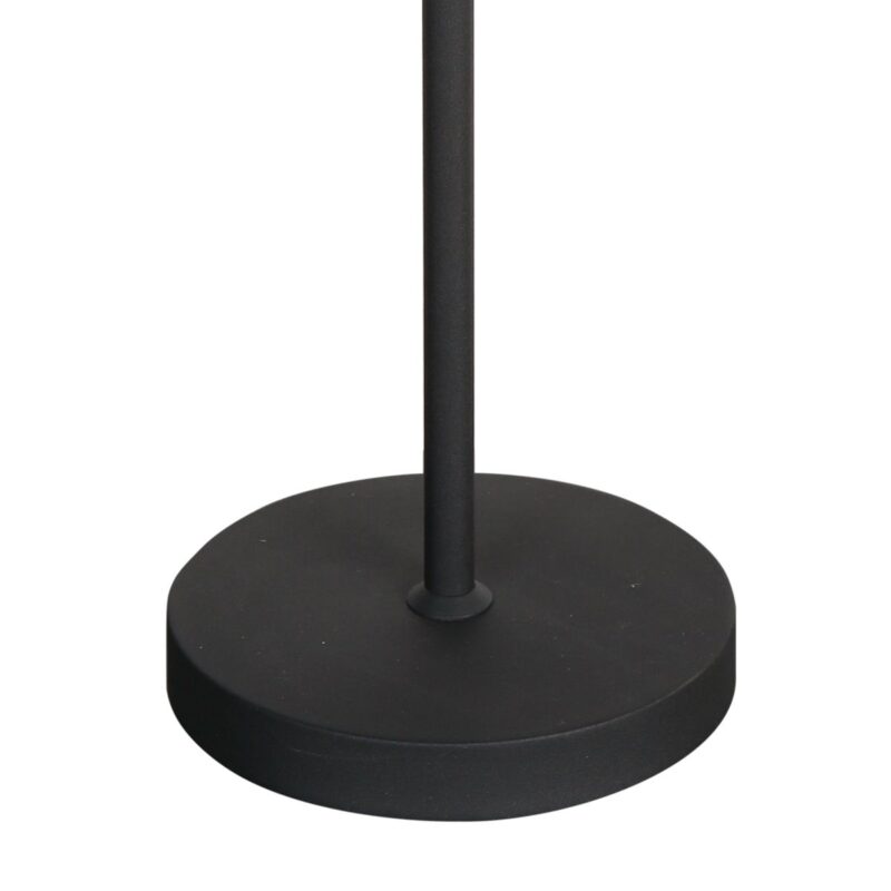 Tafellamp Noor 1563ZW Zwart met goud en een E27 fitting - Afbeelding 4
