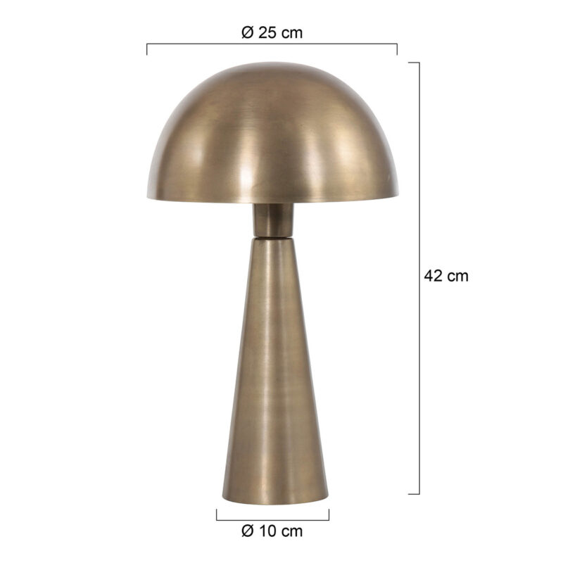 Tafellamp Pimpernel 3306BR Brons met snoerschakelaar - Afbeelding 7