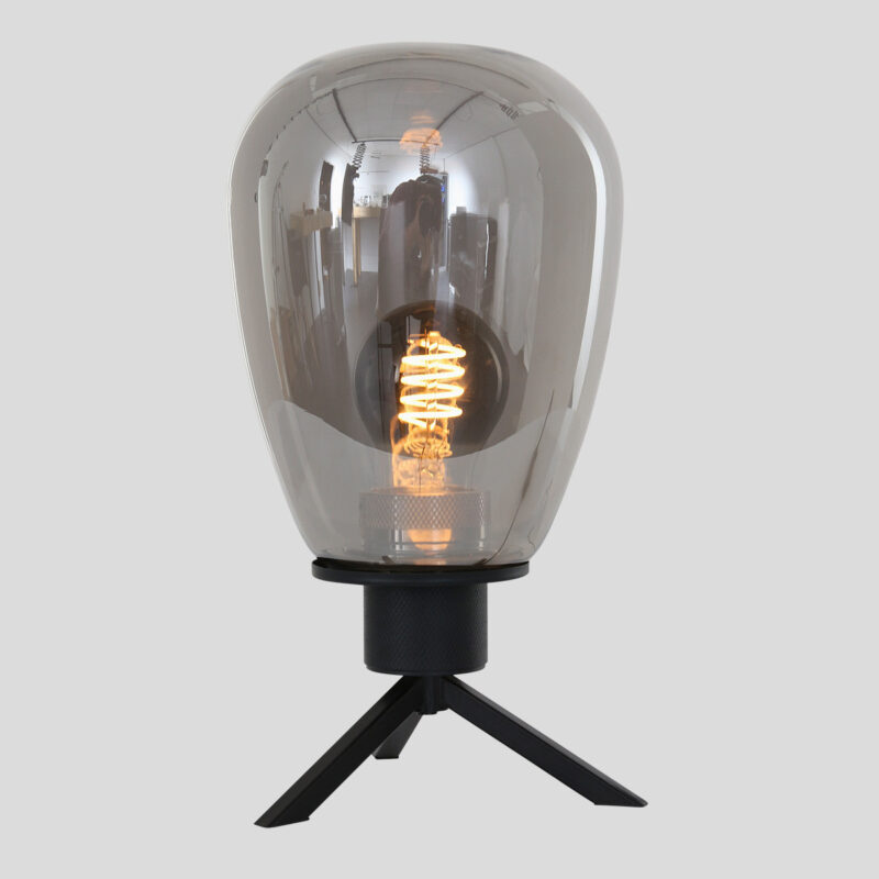 Tafellamp Reflexion 2682ZW Zwart 28cm hoog E27 fitting - Afbeelding 15