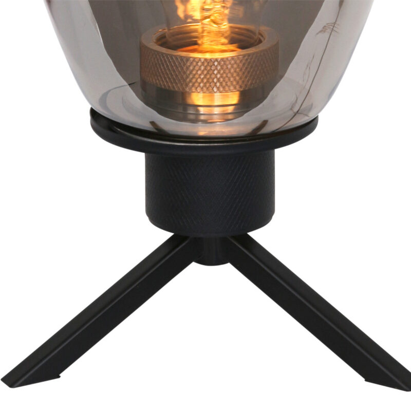Tafellamp Reflexion 2682ZW Zwart 28cm hoog E27 fitting - Afbeelding 6