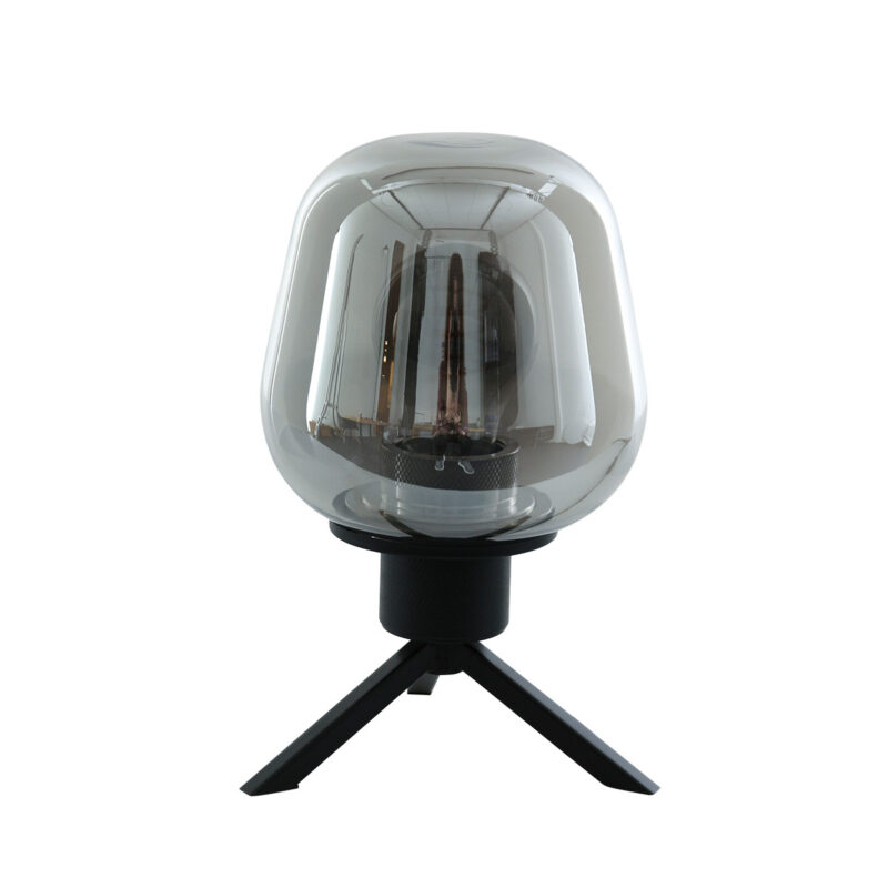 Tafellamp Reflexion 2683ZW zwart 23cm hoog E27 fitting - Afbeelding 2