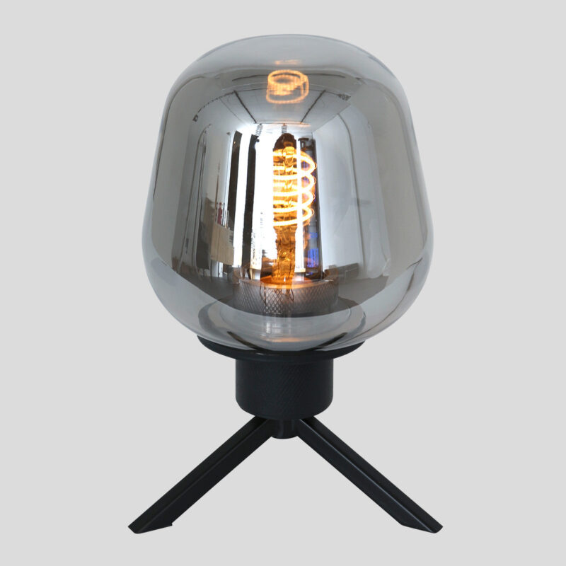 Tafellamp Reflexion 2683ZW zwart 23cm hoog E27 fitting - Afbeelding 15