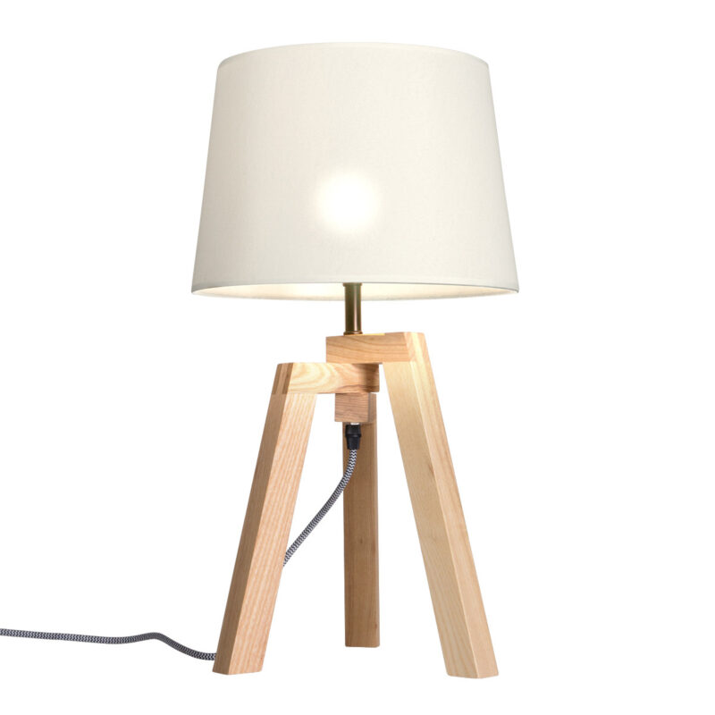 Tafellamp Sabi 7662BE driepoot met E27 fitting - Afbeelding 2