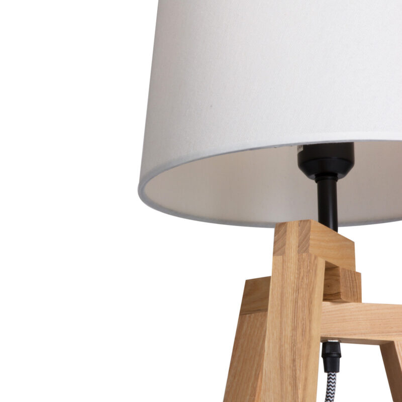 Tafellamp Sabi 7662BE driepoot met E27 fitting - Afbeelding 7