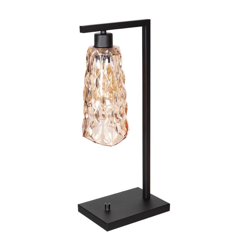 Tafellamp Vidrio 3837ZW amber geel glas - Afbeelding 14