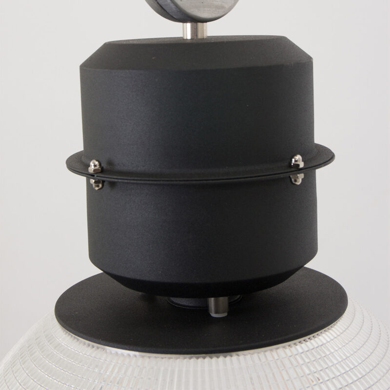 Transparante met zwarte hanglamp Clearvoyant 7695ZW E27 fitting - Afbeelding 6