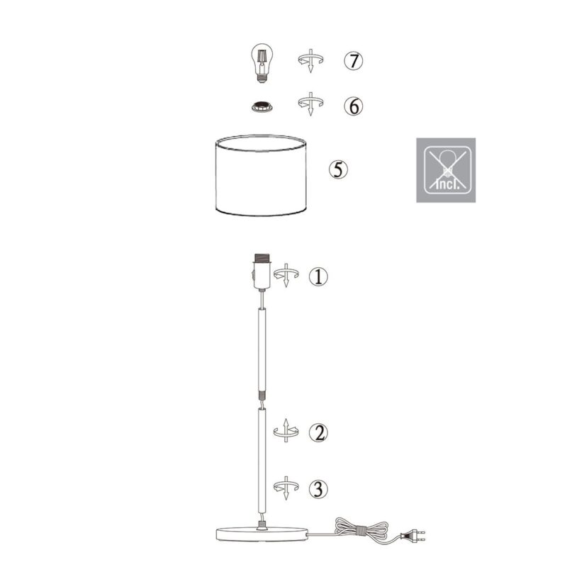 Vloerlamp 4445ZW – Noor zwart met groene velours kap Ø30cm - Afbeelding 8