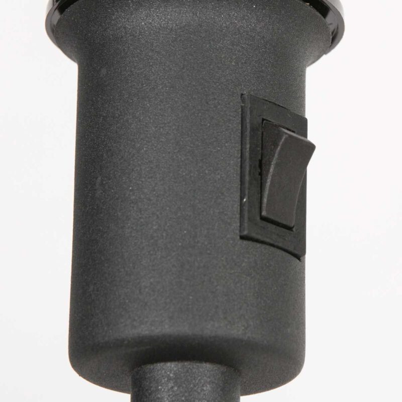 Vloerlamp 4445ZW – Noor zwart met groene velours kap Ø30cm - Afbeelding 11