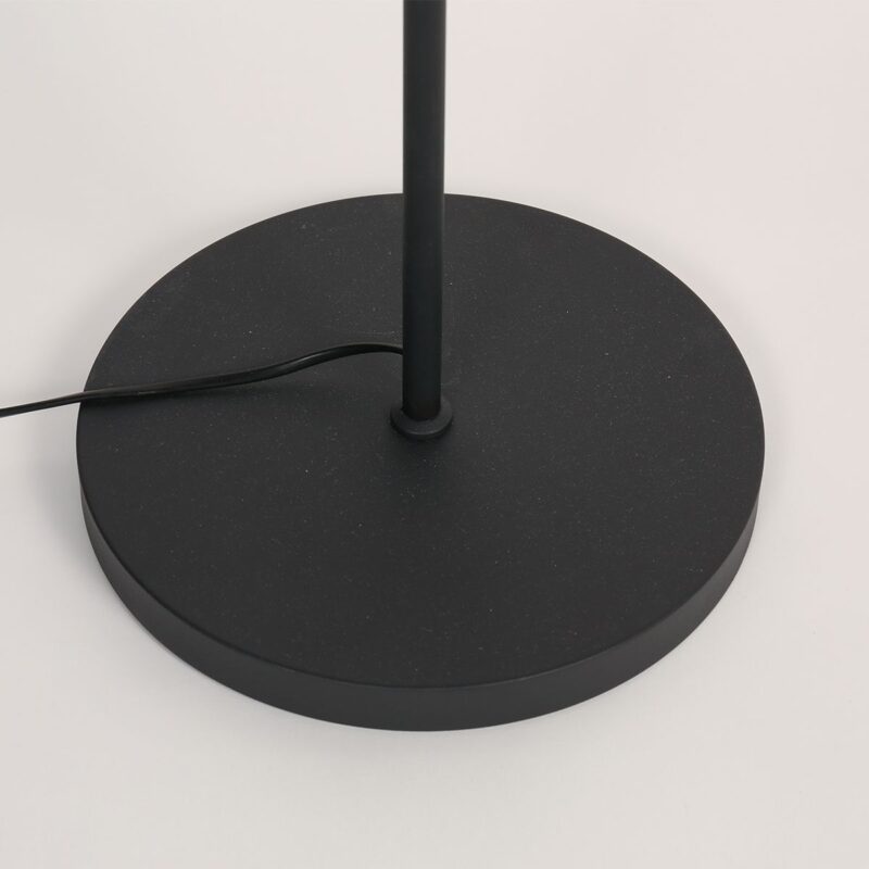 Vloerlamp Bambus 3670ZW Zwart 2 lichts met houten kapjes - Afbeelding 14
