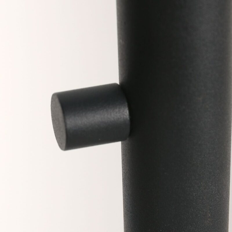 Vloerlamp Bambus 3671ZW Zwart 5 lichts met houten kapjes - Afbeelding 15