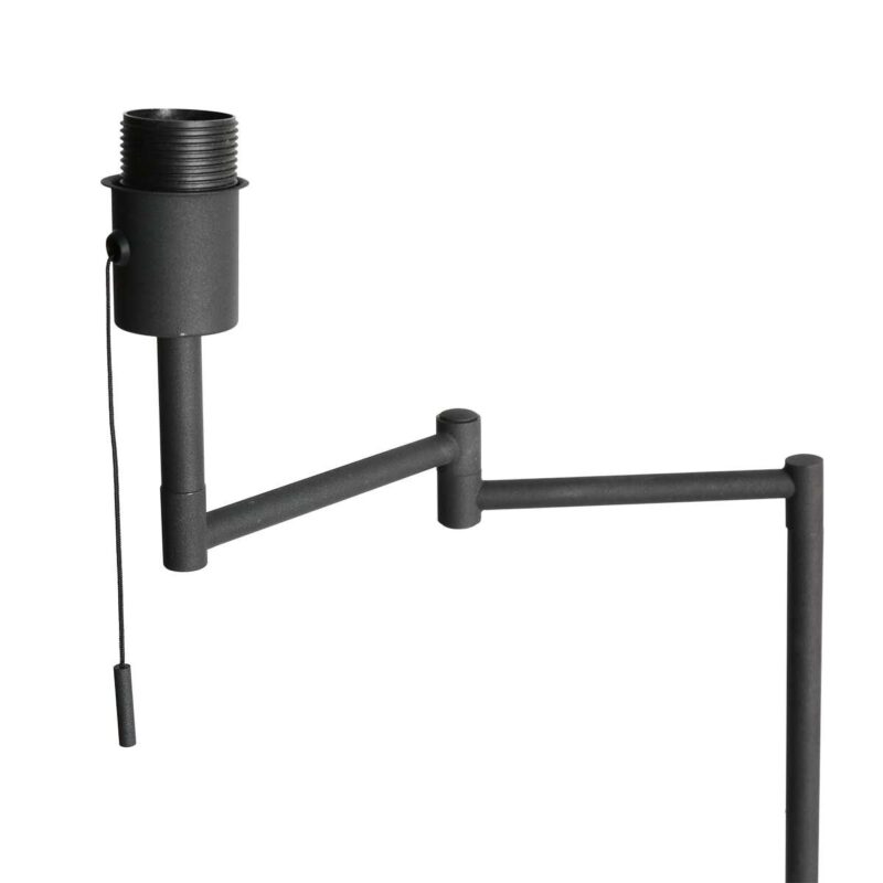 Vloerlamp Bella 3407ZW exclusief kap, met trekschakelaar - Afbeelding 3