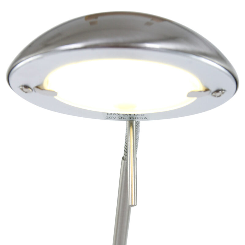 Vloerlamp Biron 1 lichts 7501ST Staal met dimmer 2700 Kelvin - Afbeelding 6