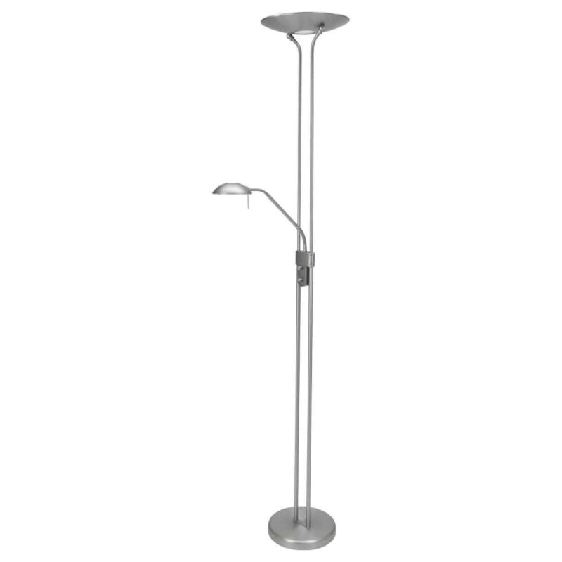 Vloerlamp Biron 7500ST Staal met twee dimmers 2700 Kelvin - Afbeelding 2