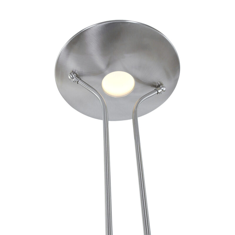 Vloerlamp Biron 7500ST Staal met twee dimmers 2700 Kelvin - Afbeelding 4
