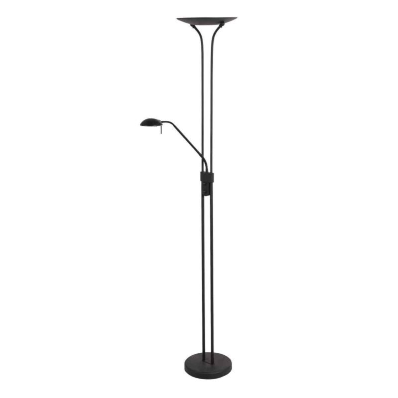 Vloerlamp Biron 7500ZW Zwart met twee dimmers 2700 Kelvin - Afbeelding 2