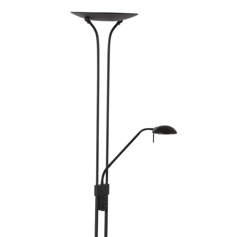 Vloerlamp Biron 7500ZW Zwart met twee dimmers 2700 Kelvin - Afbeelding 10
