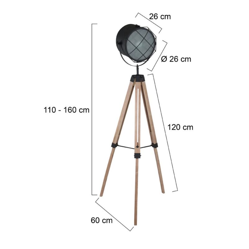 Vloerlamp Dyce 1561BE Beuken - Afbeelding 8