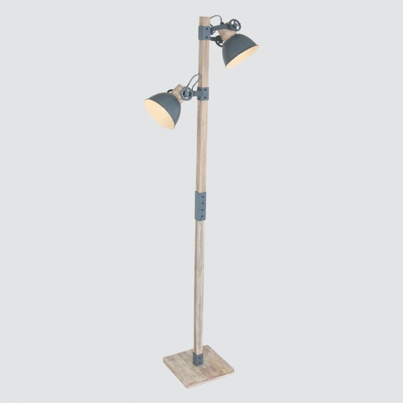 Lámpara de pie Gearwood 2666GR Gris - Diseño moderno y elegante - Imagen 13