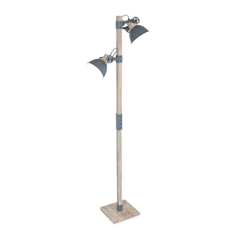 Lámpara de pie Gearwood 2666GR Gris - Diseño moderno y elegante - Imagen 16