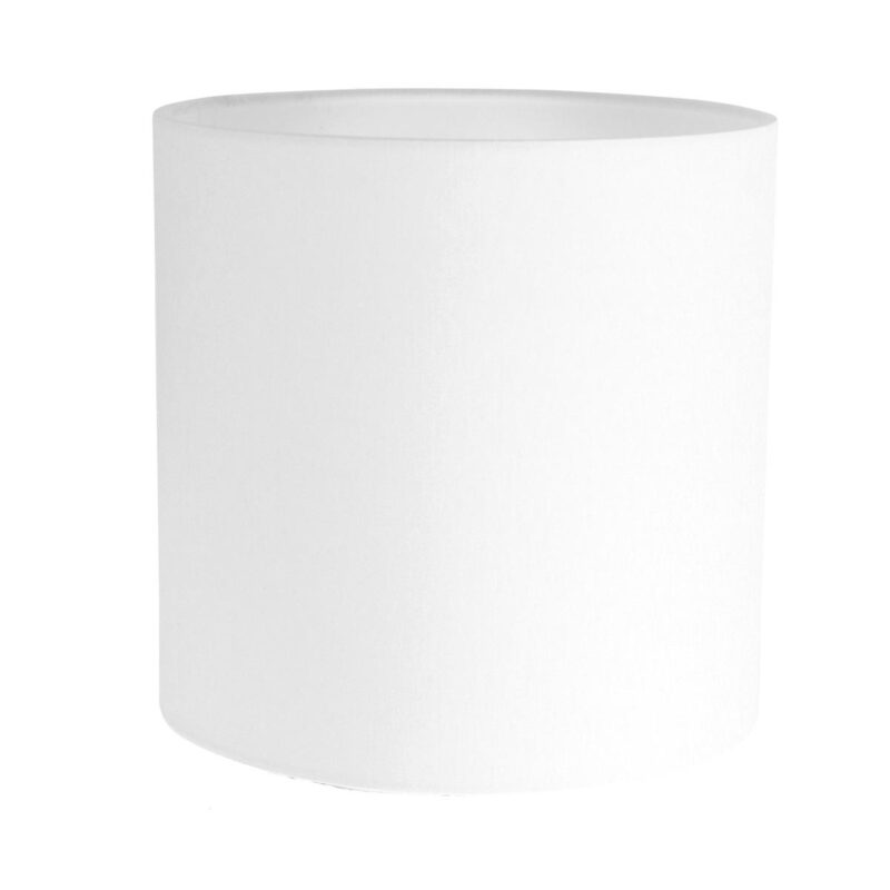 Vloerlamp Noor 1564ST Staal inclusief wit linnen kap - Afbeelding 6