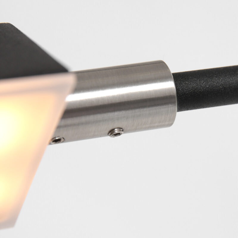 Vloerlamp Retina 3083ZW Zwart in hoogte verstelbaar - Afbeelding 10