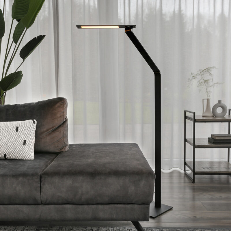 Vloerlamp Serenade 2685ZW Zwart, Lichtkleur instelbaar - Afbeelding 4