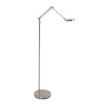 Robuuste moderne vloerlamp in chroom, perfect voor sfeervolle verlichting en designinterieur. Ideaal voor wonen en kantoorruimte.