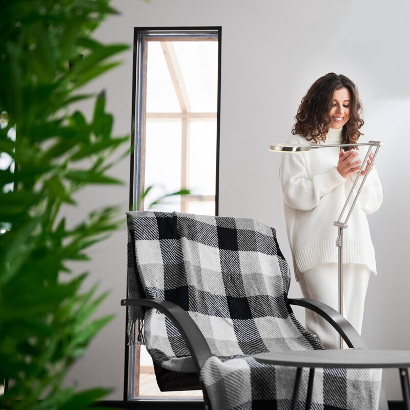 Vloerlamp Soleil 3257ST Staal met verstelbare arm - Afbeelding 3