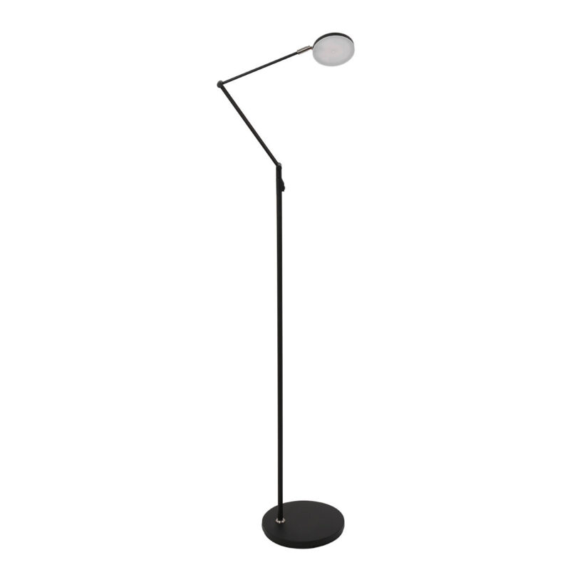 Vloerlamp Soleil 3257ZW zwart met verstelbare arm - Afbeelding 2