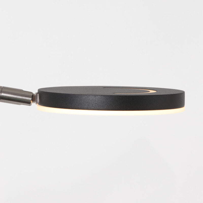 Vloerlamp Soleil 3257ZW zwart met verstelbare arm - Afbeelding 14