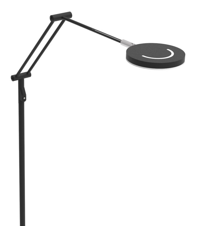 Vloerlamp Soleil 3257ZW zwart met verstelbare arm - Afbeelding 21