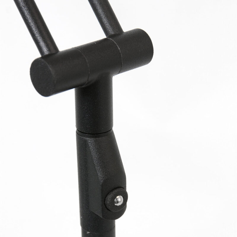 Vloerlamp Soleil 3257ZW zwart met verstelbare arm - Afbeelding 6