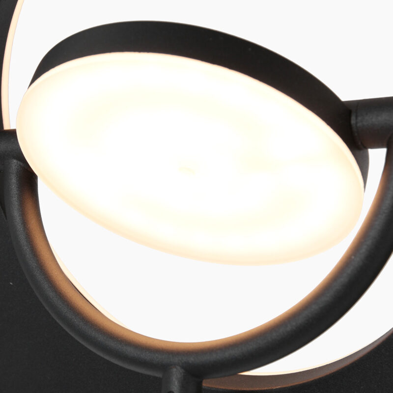 Vloerlamp Soleil 3258ZW Zwart met verstelbare leesarm - Afbeelding 13