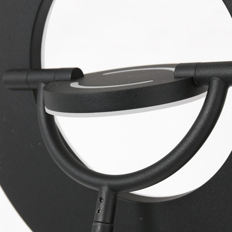 Vloerlamp Soleil 3258ZW Zwart met verstelbare leesarm - Afbeelding 15