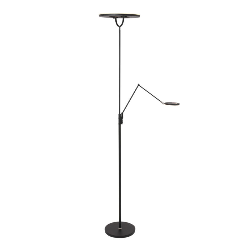 Vloerlamp Soleil 3258ZW Zwart met verstelbare leesarm - Afbeelding 17