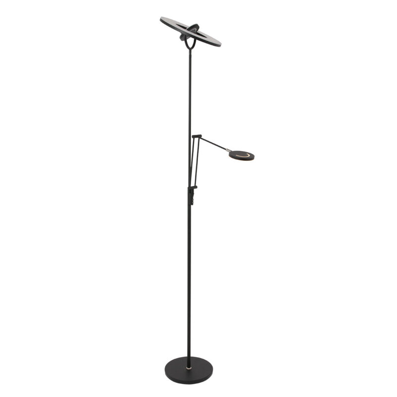 Vloerlamp Soleil 3258ZW Zwart met verstelbare leesarm - Afbeelding 24