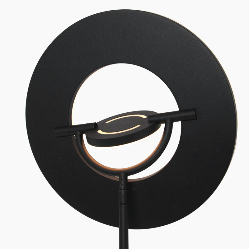 Vloerlamp Soleil 3258ZW Zwart met verstelbare leesarm - Afbeelding 5
