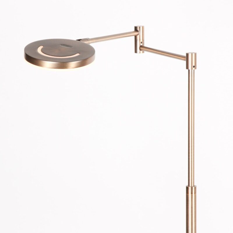 Vloerlamp Soleil accu 3515BR geborsteld brons met zwenkarm - Afbeelding 4